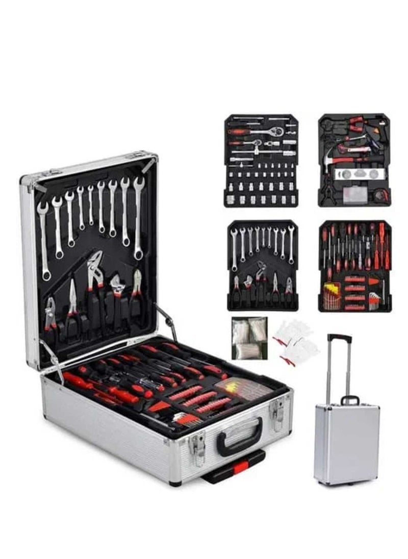 Generic - 187pcs High End Maintenance Folding Trolley Kit Professional Workshop Service Tool Trolley Set - Image 1