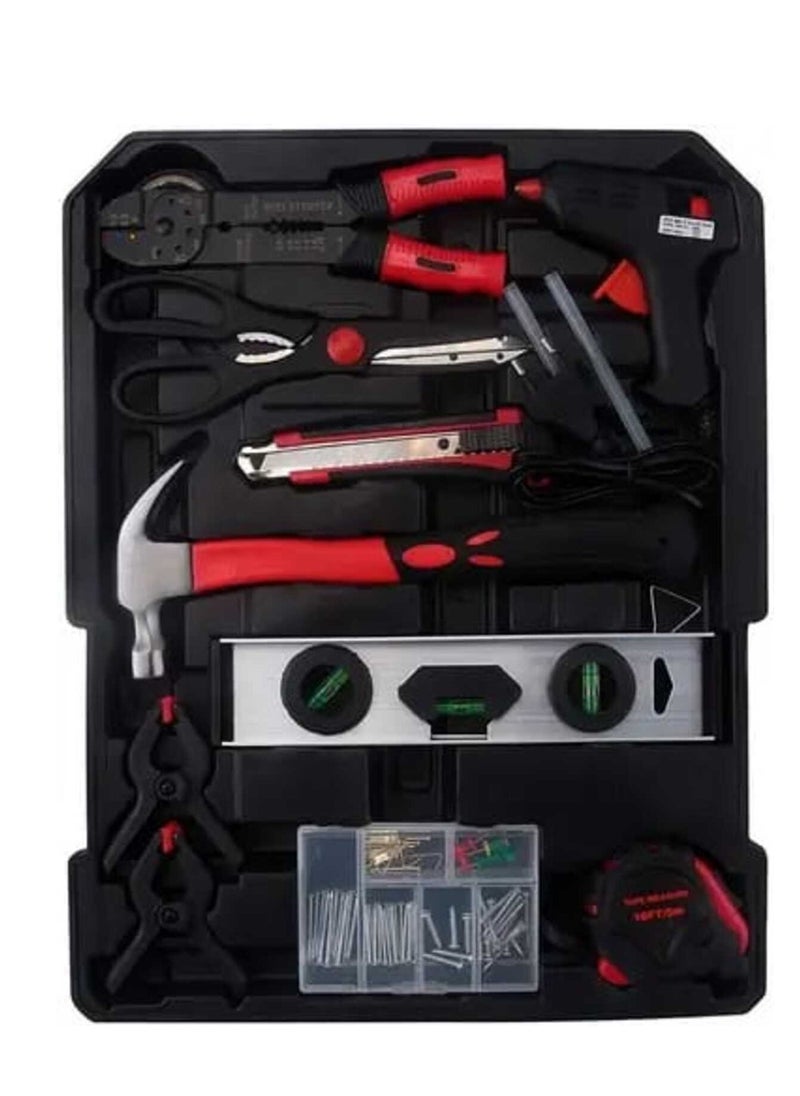Generic - 187pcs High End Maintenance Folding Trolley Kit Professional Workshop Service Tool Trolley Set - Image 1