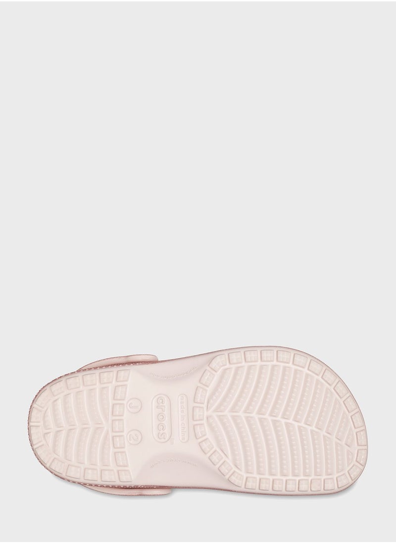 crocs - Kids Classic Glitter Clog Sandals - Image 1