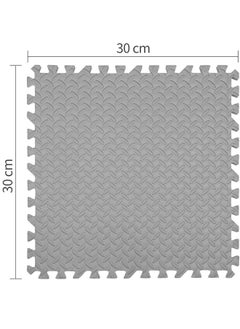 Aissiora Gym Flooring for Home Gym Interlocking Exercise Mat Tiles for Home Gym Exercise EVA Foam Floor Padding with Border for Workout Equipment Floor Padding  - Image 2