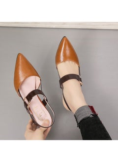 Rup Art Women’s Office High Heels Casual Shoes Pointed Chunky Heel Large Size Chaussures Femmes Thick Heel Sandals  - Image 5