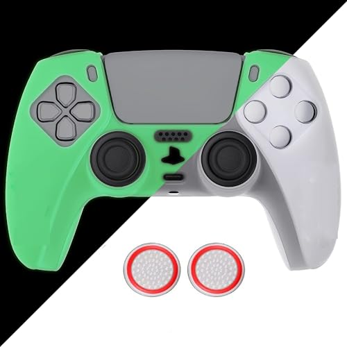 New World Glow in The Dark Silicon cover for PS5 Playstation 5 controller,Glow in The Dark Protective Case Sleeve for Sony Playstation 5 DualSense Controller - Image 4