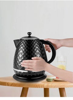 sokany 1.7L Electric Kettle,2200W Portable Fast Electric Hot Water Kettle Stainless Steel Double Wall Electric Kettle for Tea & Coffee,Black,SK-1032  - Image 3