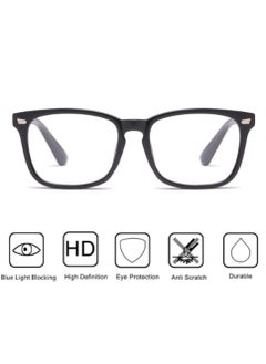 CoomBe Blue Light Blocking Glasses/Eyeglasses for Women Men Black  - Image 3