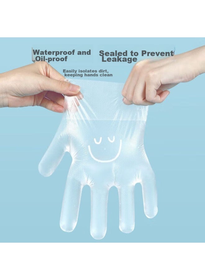 Yekee Disposable Gloves, Individually Wrapped, 80 Pairs, Sanrio, Thickened Food Pe Kitchen Gloves, Portable, For Catering, K-8147 - Image 1