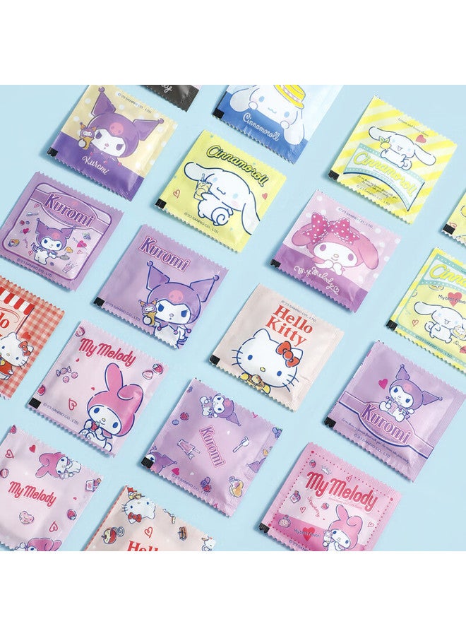Yekee Disposable Gloves, Individually Wrapped, 80 Pairs, Sanrio, Thickened Food Pe Kitchen Gloves, Portable, For Catering, K-8147 - Image 4