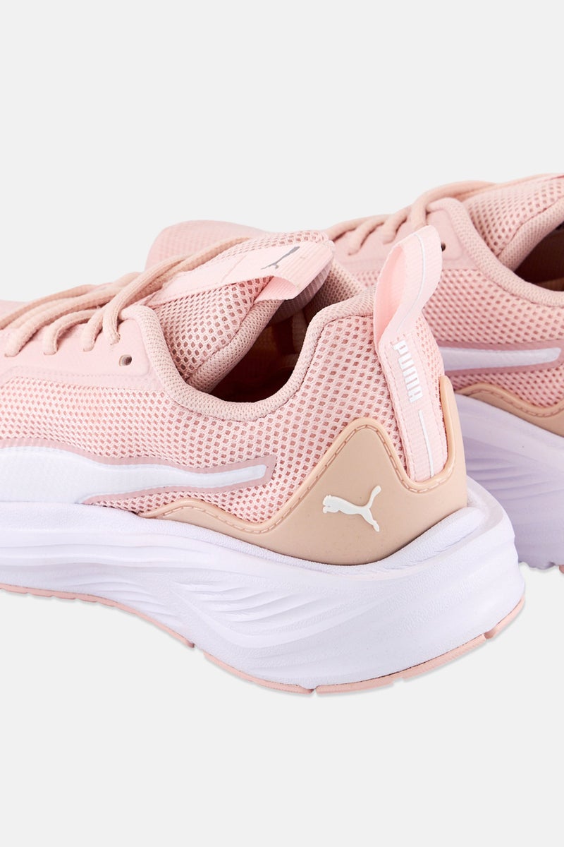 PUMA Kids Girl Fire Runner Profoam Lace Up Running Shoes, Light Pink - Image 3