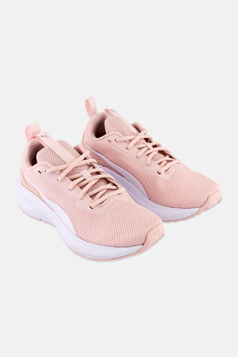 PUMA Kids Girl Fire Runner Profoam Lace Up Running Shoes, Light Pink - Image 1