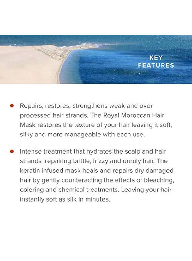 Royal Moroccan Argan Oil Hair Mask ; Nourishing Hair Mask Treatment For Thin And Fine Hair & Damage Hair ; Argan Oil For Hair ; 250 Ml (8.45 Fl Oz) - Image 5