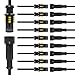 AITRIP 10 Kit 1 Pin ConnectorWay Car Waterproof Electrical Connector1 pin Plug Auto Electrical Wire Connectors with Wire 16 AWG Marine for Car Truck Boat and Other Wire Connections - Image 2