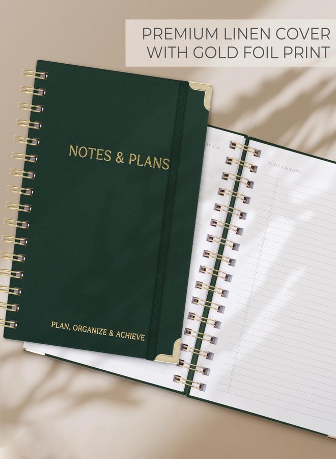 ZICOTO Aesthetic Daily Planner And Notebook With Hourly Schedule - Aesthetic Spiral To do List Notepad For Work/Home to Organize Tasks And Appointments - Stylish School/Office Supplies Book For Women - Image 4