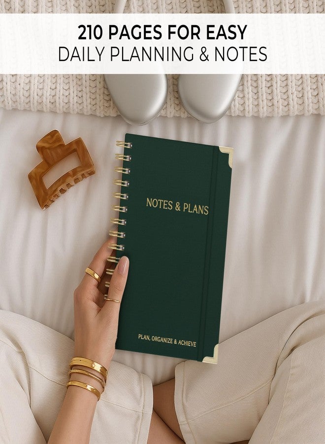 ZICOTO Aesthetic Daily Planner And Notebook With Hourly Schedule - Aesthetic Spiral To do List Notepad For Work/Home to Organize Tasks And Appointments - Stylish School/Office Supplies Book For Women - Image 3