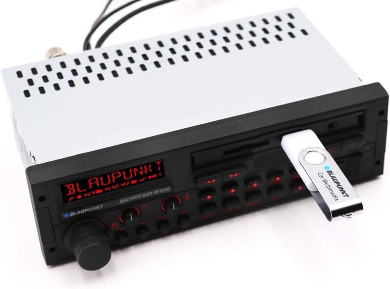 Blaupunkt راديو السيارة الكلاسيكي BLAUPUNKT Bremen SQR 46 DAB ريترو من الثمانينات بلوتوث USB SD AUX - أسود - Image 4