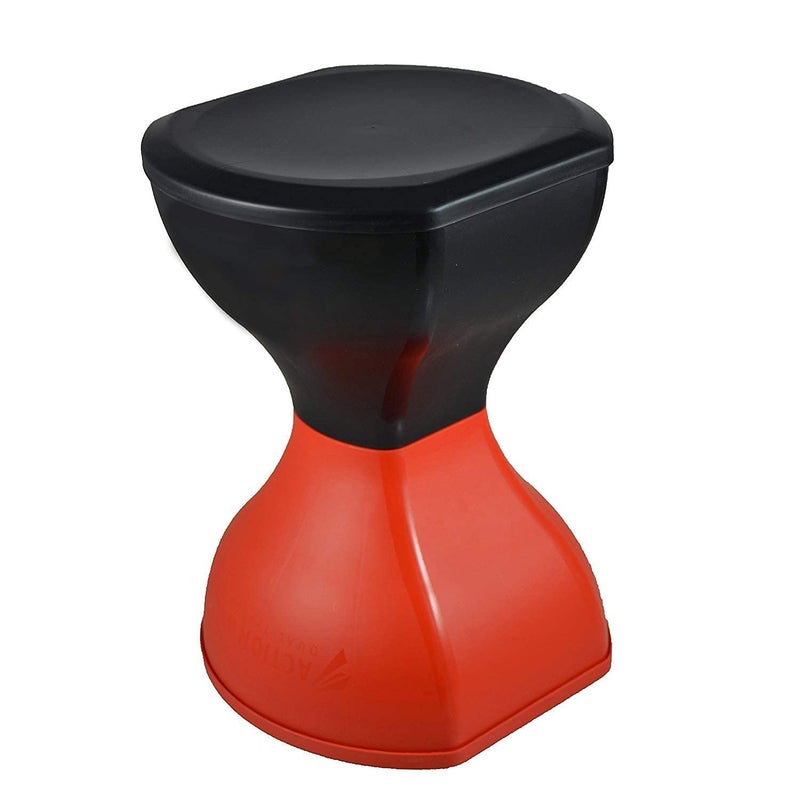 AUREUS Stool for Kitchen and Bathroom Very Strong Built Attractive Looking Unbreakable Plastic Stool Comfortable Seating PatlaPatraStep Stool Blue - Image 3