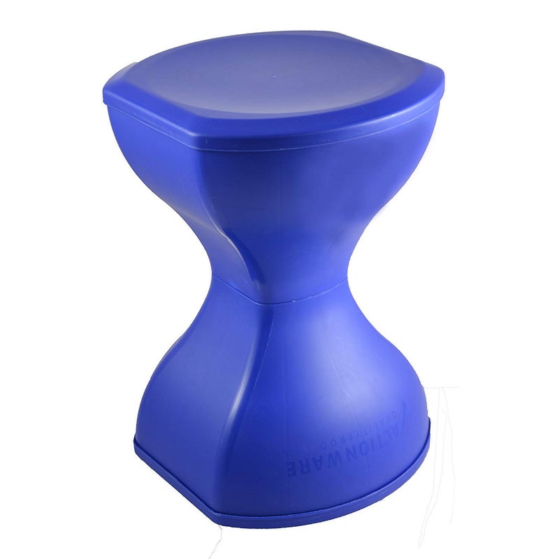 AUREUS Stool for Kitchen and Bathroom Very Strong Built Attractive Looking Unbreakable Plastic Stool Comfortable Seating PatlaPatraStep Stool Blue - Image 1