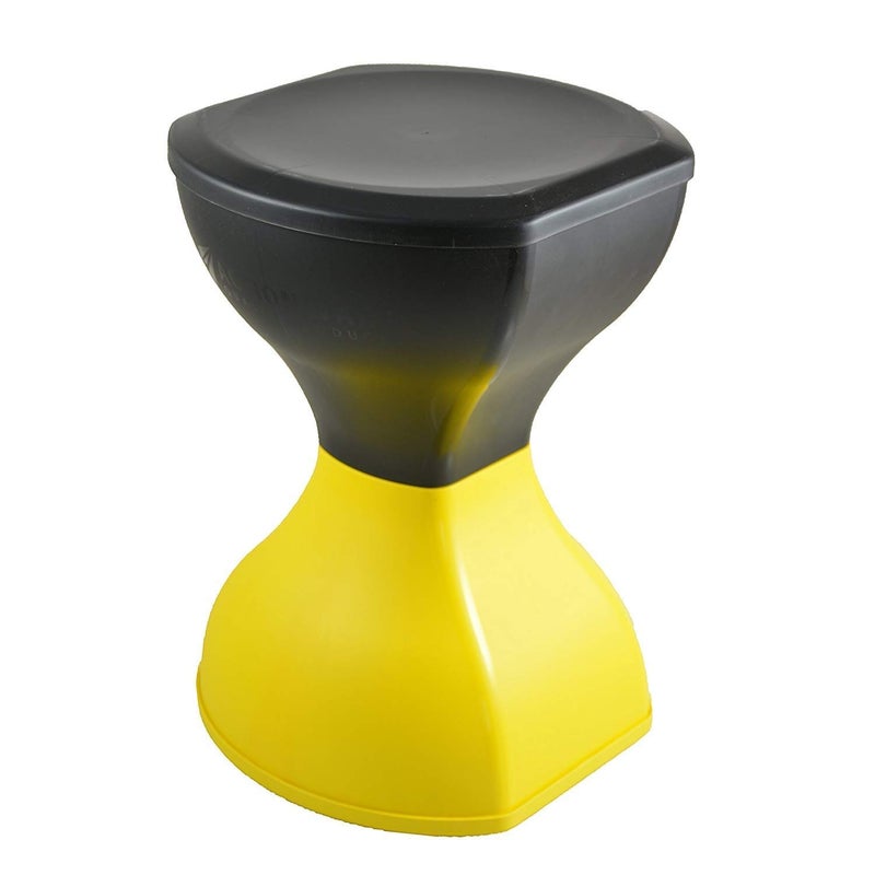 AUREUS Stool for Kitchen and Bathroom Very Strong Built Attractive Looking Unbreakable Plastic Stool Comfortable Seating PatlaPatraStep Stool Blue - Image 4