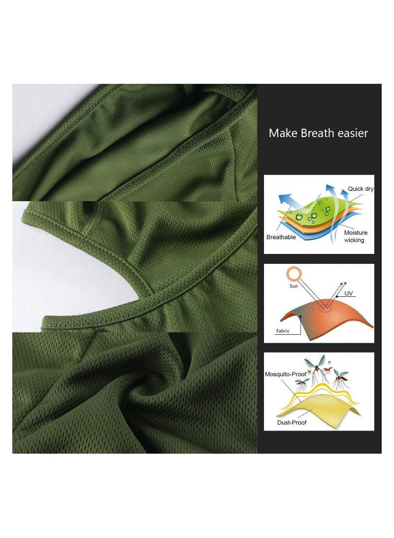 Luckam Face Mask UV Protection Windproof Balaclava Sun Hood for Men Women Outdoor Sports Ski Cycling Running Motorcycle for Summer Cooling Neck Gaiter face Cover Scarf - Image 3