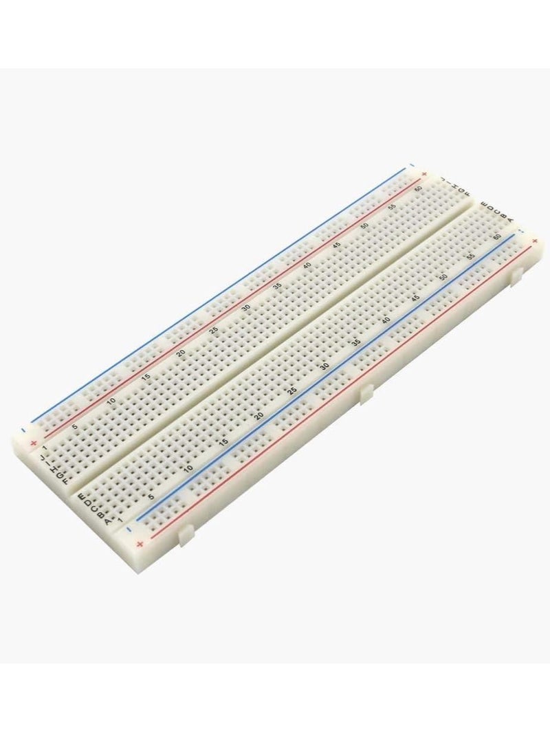 أردوينو لوحة تجارب بدون لحام MB-102 – تحتوي على 830 نقطة توصيل