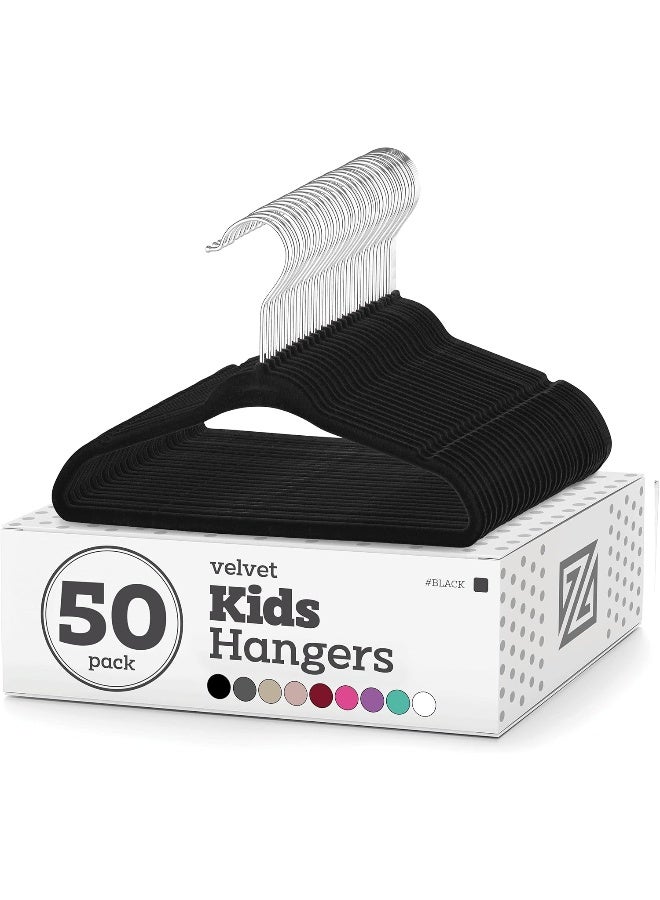ZOBER Kids Velvet Hangers - 50 Pack - Image 3
