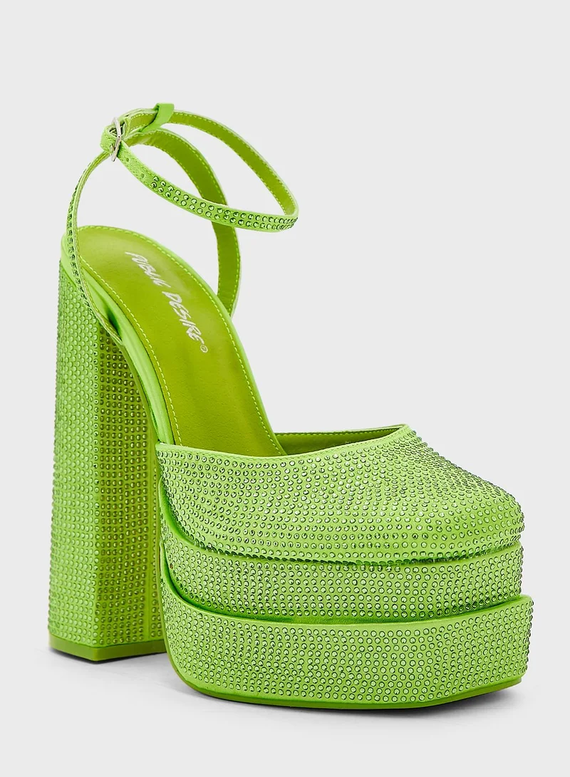 PUBLIC DESIRE Moonchild High Heel Pumps