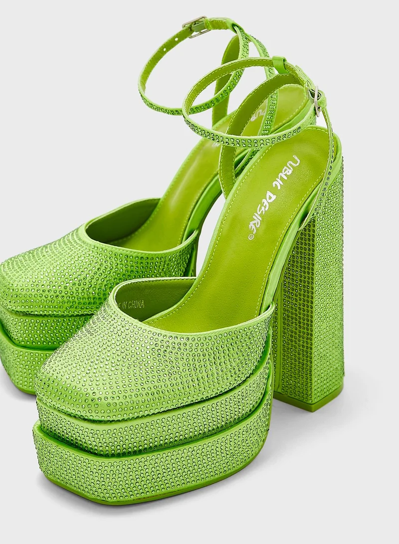 PUBLIC DESIRE Moonchild High Heel Pumps