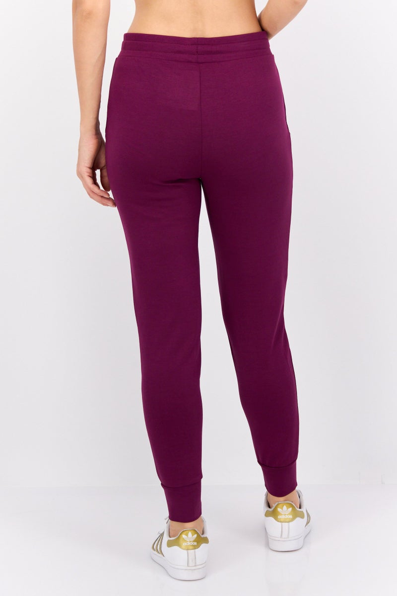 Jones New York Women Sportswear Fit Training Jogger Pants, Maroon - Image 2