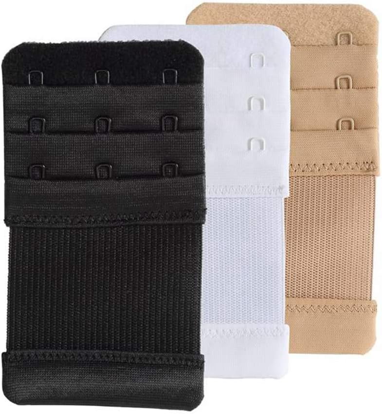 SAMGU Store Women's Bra Extenders 2 Hook / 3 Hook / 4 Hook / 5 Hook / 6 Hook, Soft Stretchy Back Bra Extension Strap - Image 1
