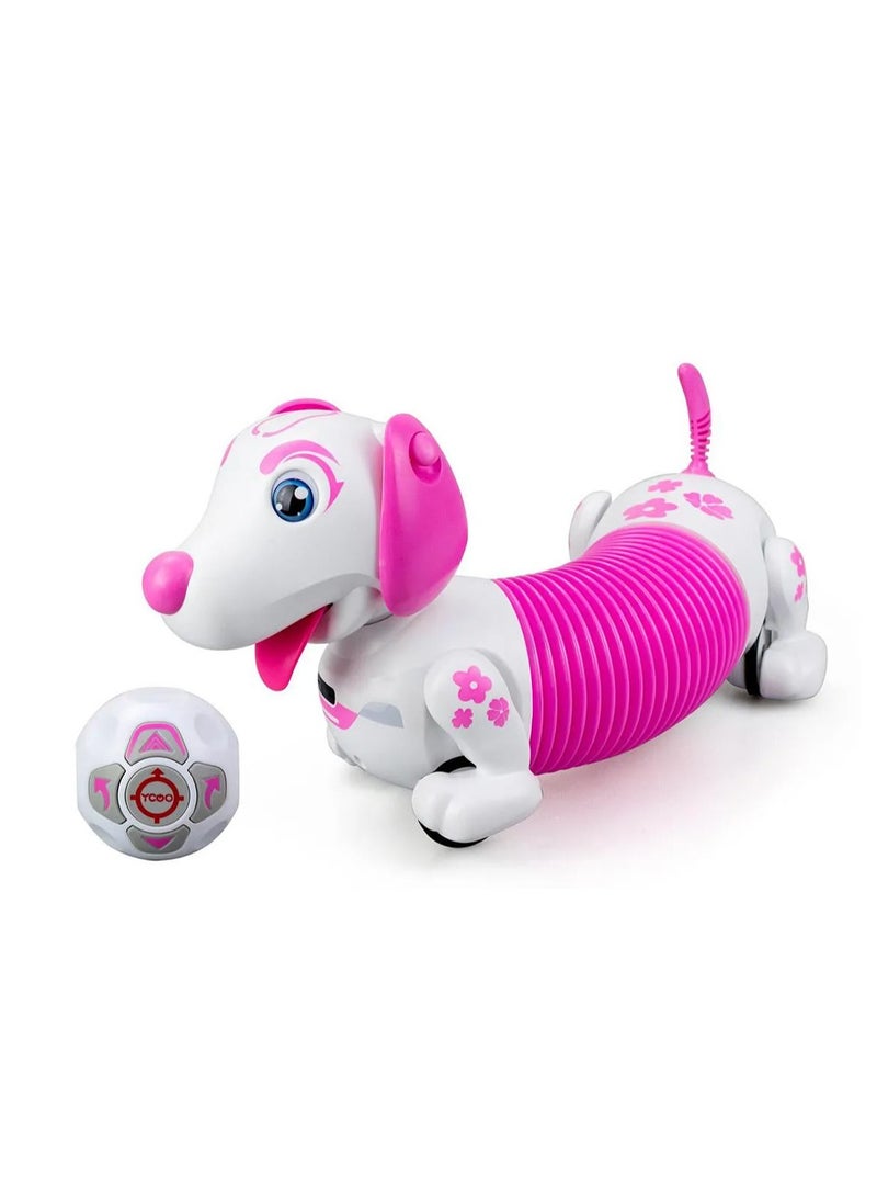 Ycoo Robo Dash Dog, Direct Control, Touch Sensor, Imaginative Play, 5 Years+, ‎40.31 x 14.61 x 19.2 cm - Pink - Image 1