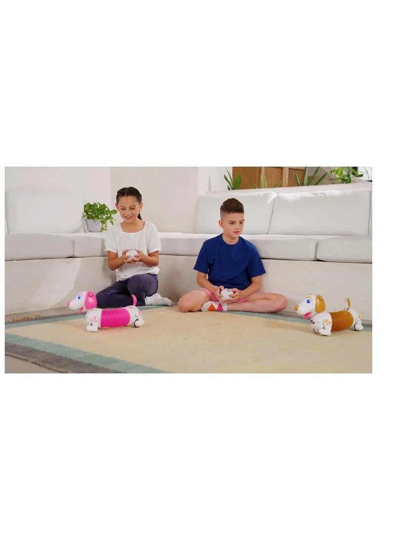 Ycoo Robo Dash Dog, Direct Control, Touch Sensor, Imaginative Play, 5 Years+, ‎40.31 x 14.61 x 19.2 cm - Pink - Image 4