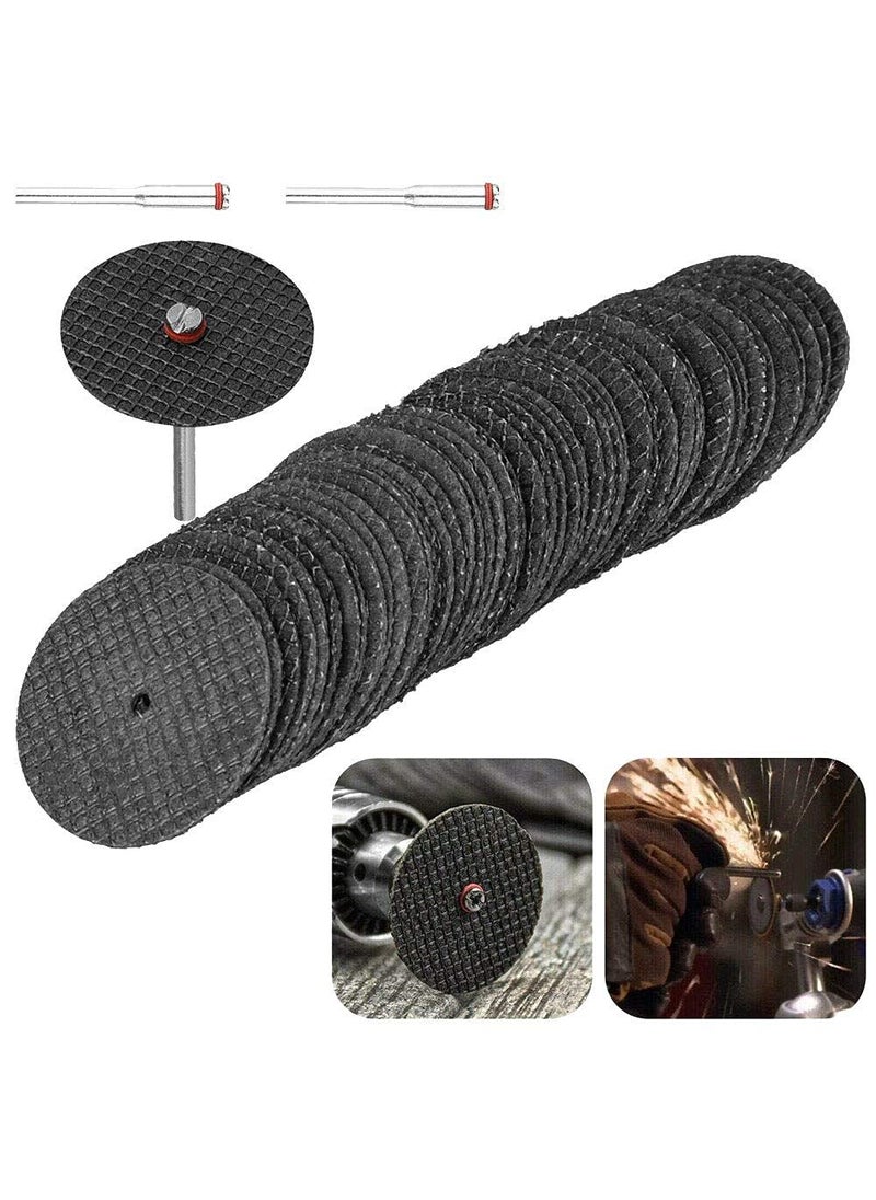 DIY Crafts DIY Crafts CTDIYHI33358 Fiberglass Tool Abrasive Cutting Disc Cut Off Wheel with 4 Mandrels Rotary Grey Black Abrasive  - Image 2