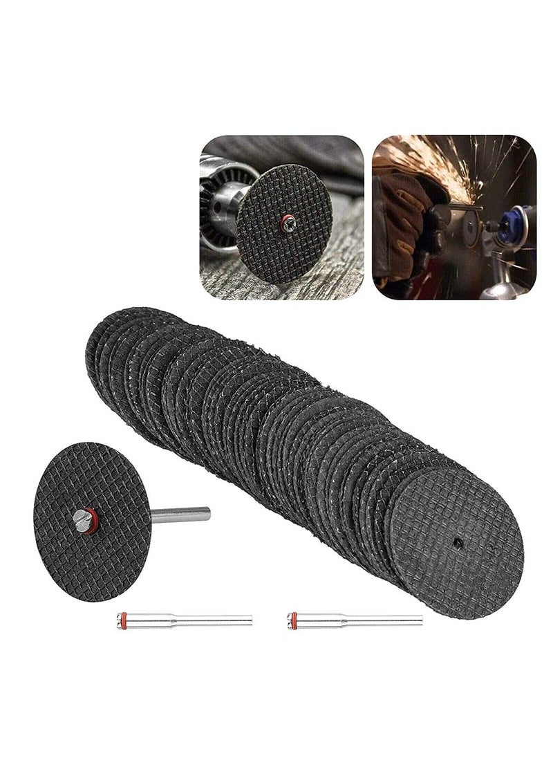 DIY Crafts DIY Crafts CTDIYHI33358 Fiberglass Tool Abrasive Cutting Disc Cut Off Wheel with 4 Mandrels Rotary Grey Black Abrasive  - Image 3