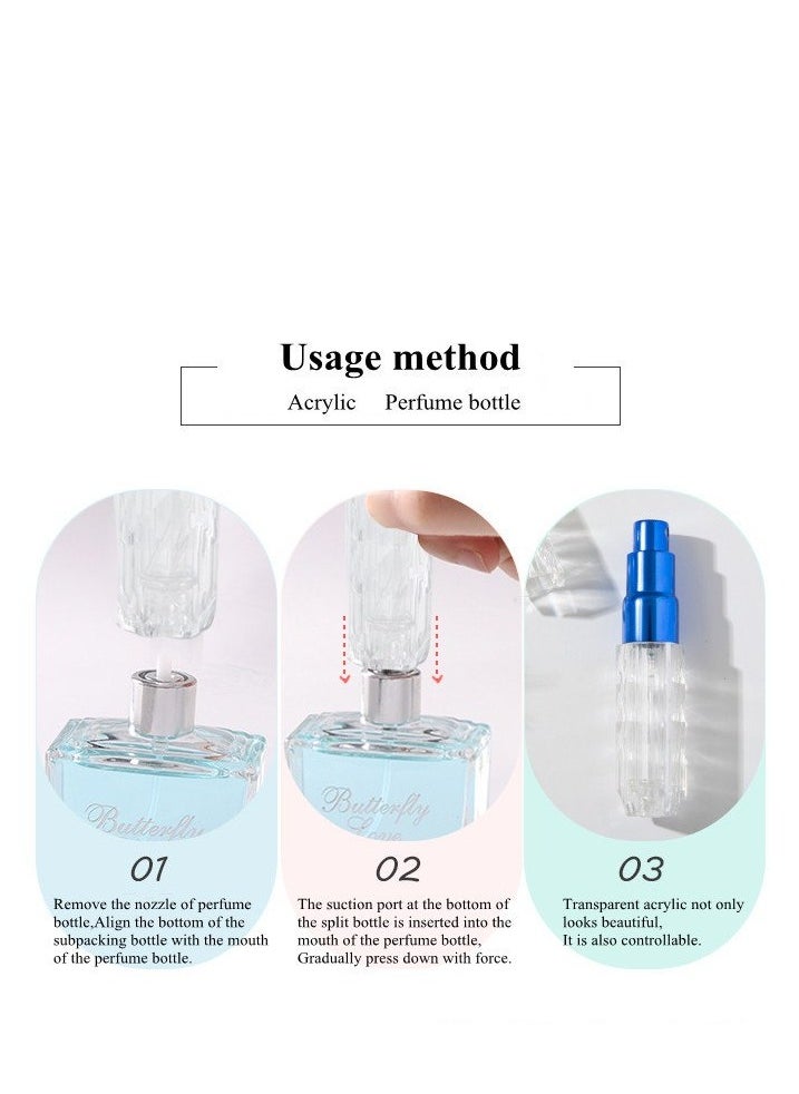 Generic - Mini Perfume Refillable Atomizer Bottle,  5ml (Clear) - Image 1