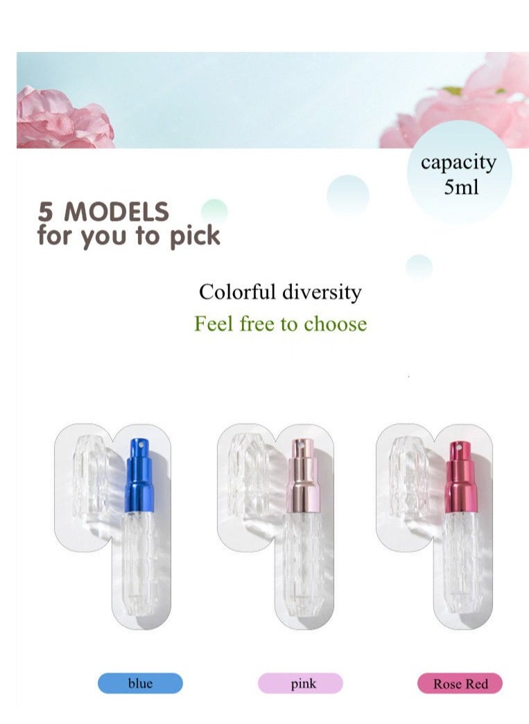 Generic - Mini Perfume Refillable Atomizer Bottle,  5ml (Clear) - Image 1