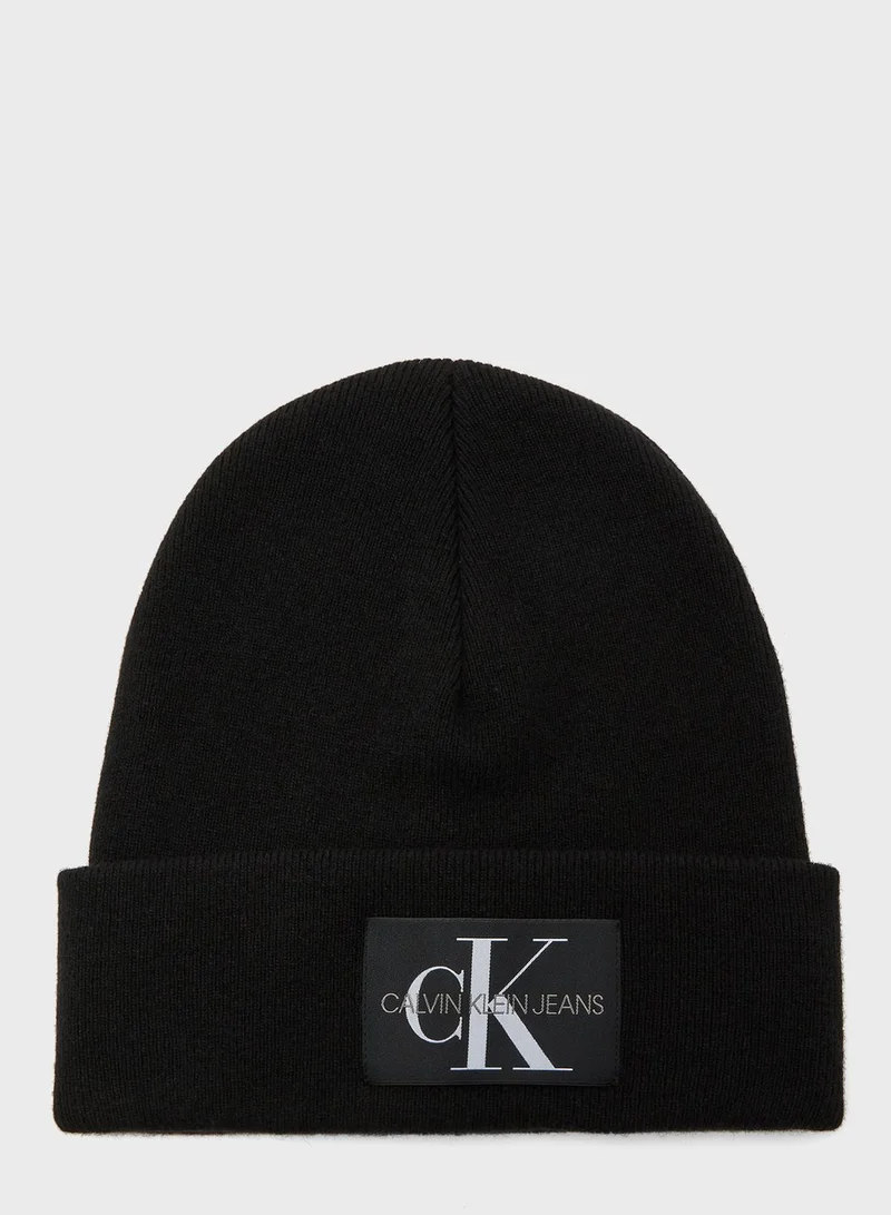 Calvin Klein Jeans Monogram Logo Beanie