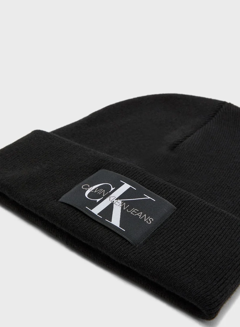 Calvin Klein Jeans Monogram Logo Beanie