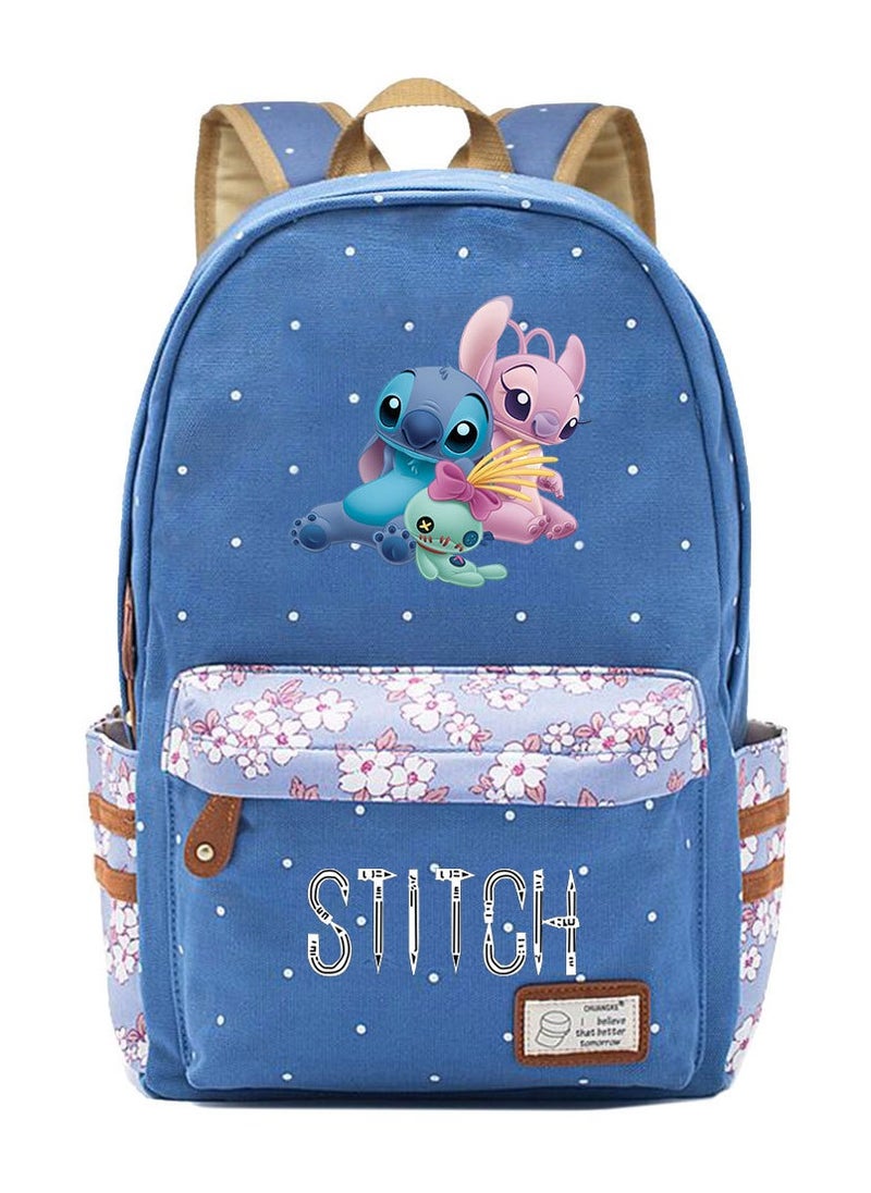 STITCH Stitch Printed Youth Casual Woven Strap Backpack 