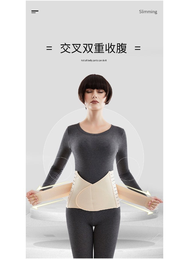 NIBEMINENT Enhanced Postpartum Waist Trainer Belt - Elastic, Breathable Abdomen Support Band  - Image 2