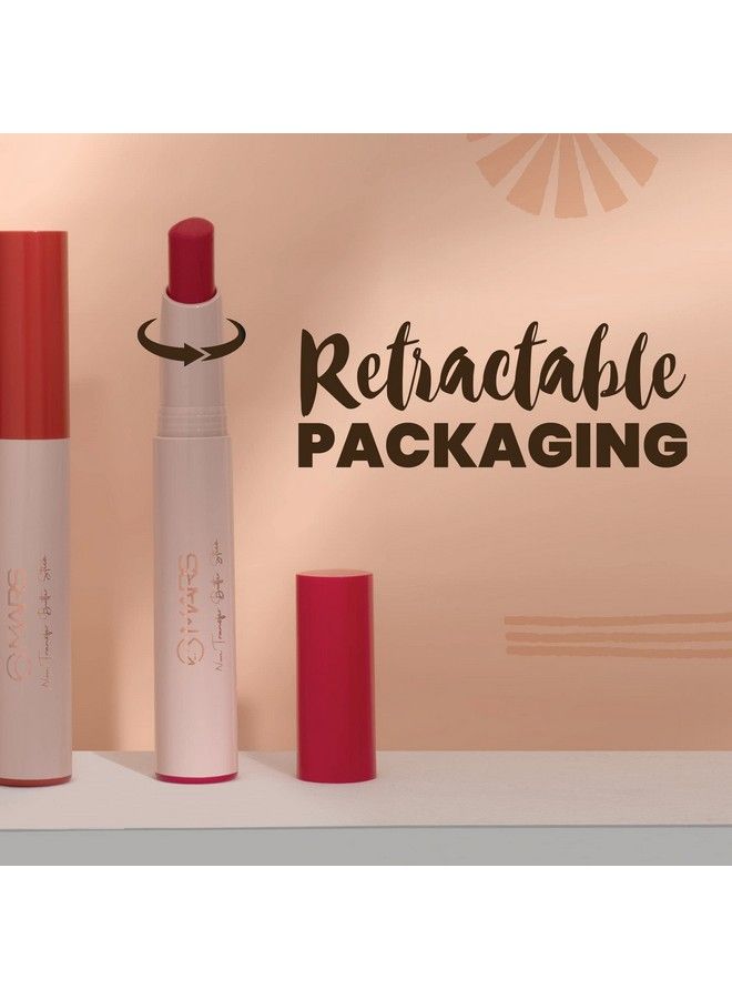 Mars أحمر شفاه غير لامع غير قابل للنقل ; يدوم 12 ساعة ; أحمر شفاه مقاوم للتلطخ ومقاوم للماء للنساء 3.5 جرام (22 نود يومي) - Image 5