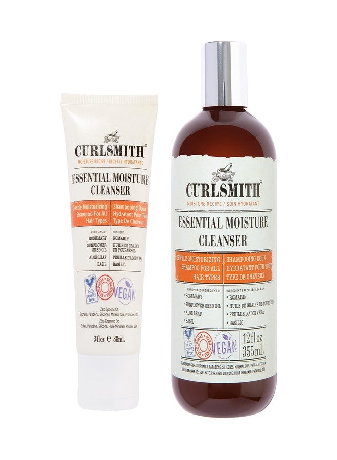 كيرلسميث - منظف مرطب أساسي، شامبو مغذي لطيف للشعر المموج والمجعد والملفوف، نباتي (88 مل/2 أونصة) حجم تجريبي أو للسفر - Image 4