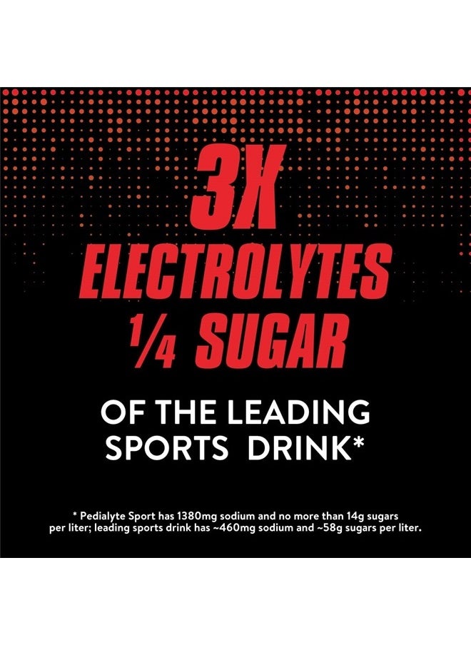 Pedilayte Pedialyte Sport Electrolyte Powder, Fast Hydration with 5 Key Electrolytes for Muscle Support Before, During, & After Exercise, 12 Lemon Lime & 12 Fruit Punch, 0.49-oz Packets (24 Count)  - Image 5