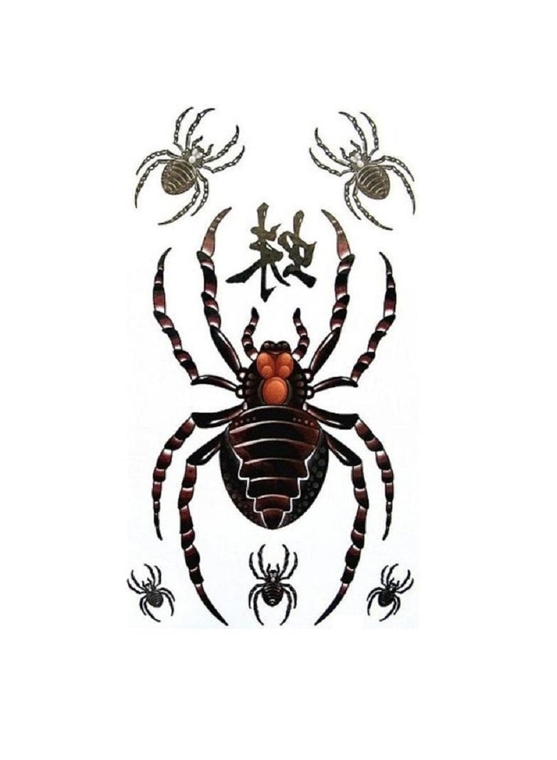 تاتؤ مؤقت علي شكل  عنكبوت بتصميم جميل وجذاب - Image 1