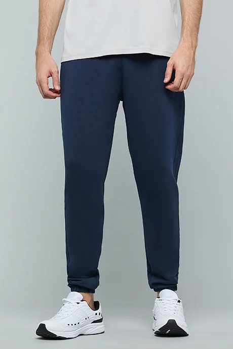 أر أند بي Solid Joggers with Drawstring Waist