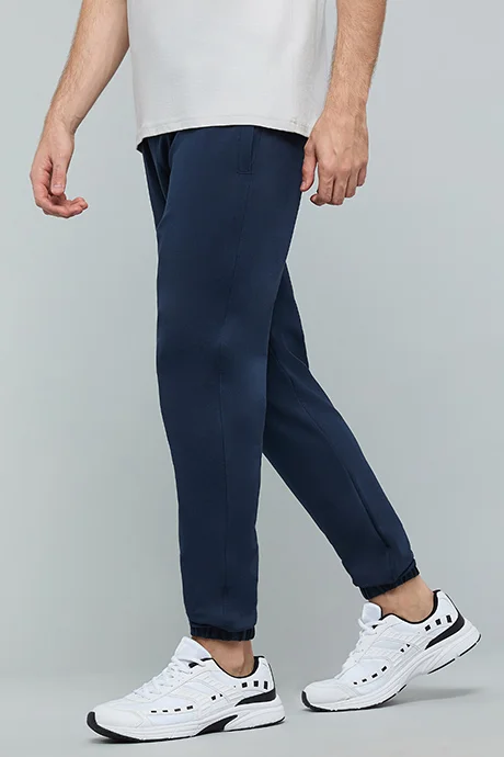 أر أند بي Solid Joggers with Drawstring Waist