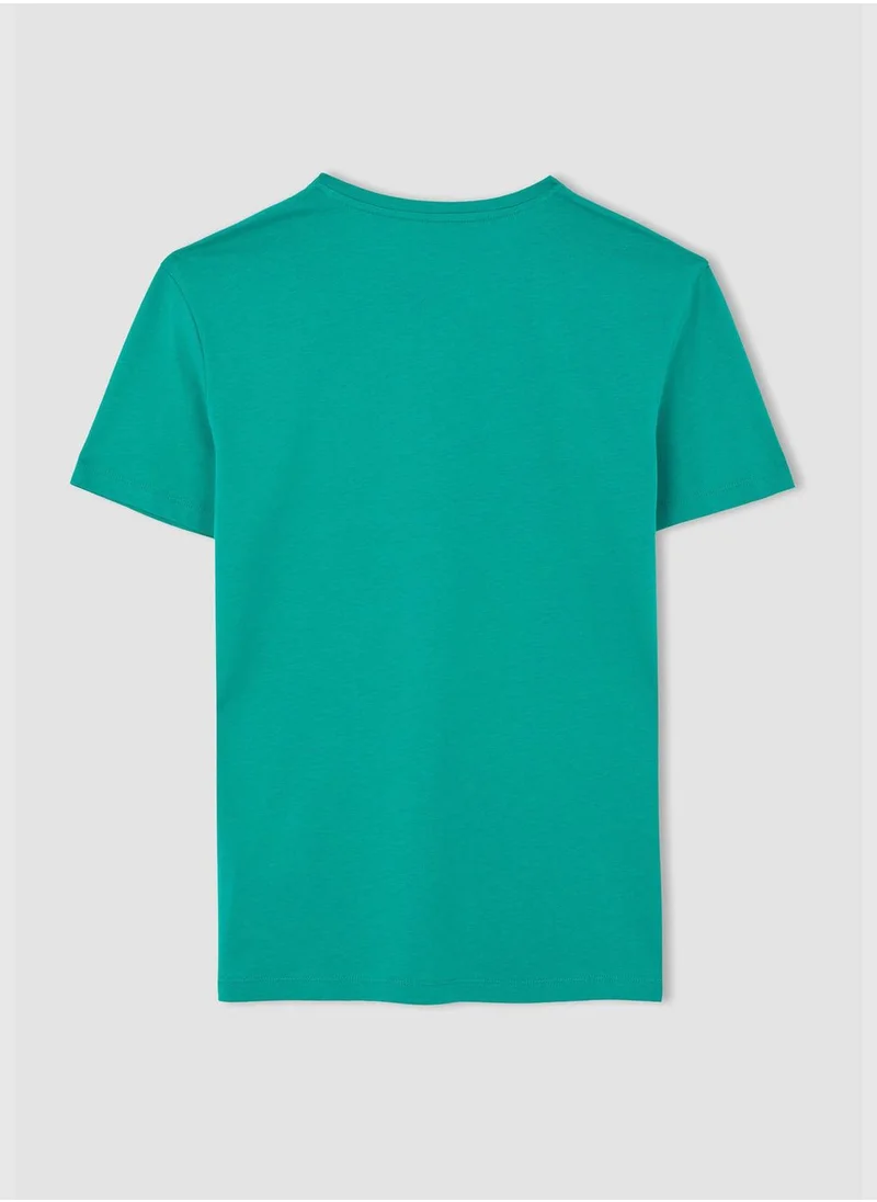 DeFacto Man Slim Fit Crew Neck Short Sleeve T-Shirt