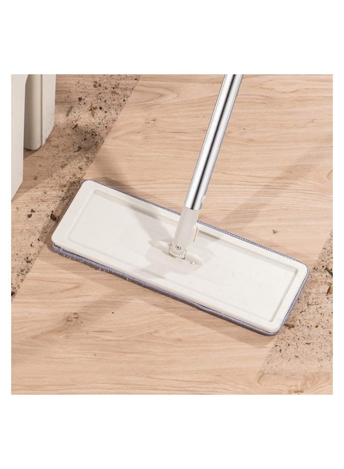 Parquet Mop Spare Parts -  5 Reusable Washable Microfiber Mop Pads - Wet and Dry Mop Head Replacement - Suitable for Most Floor Mops with Velcro Strip - Cleaning Pads for Bedrooms, Windows, Bathrooms, and Homes - Image 3