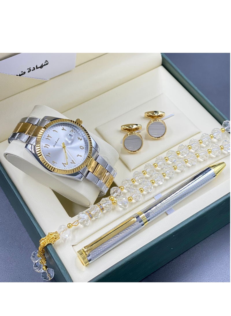 A complete classic set for men containing 5 pieces