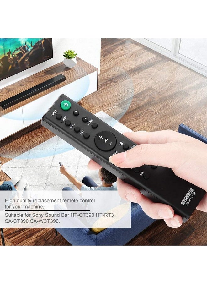 Serounder - Replacement Remote Control For Sony Sound Bar Htct390 Htrt3 Sact390 Sawct390 - Image 1