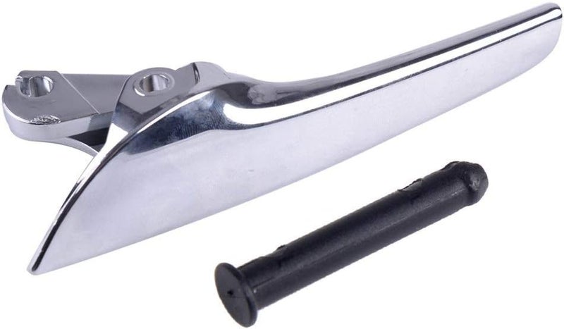 QASULER ABS Chrome Left Interior Door Handle Bezel - Image 3