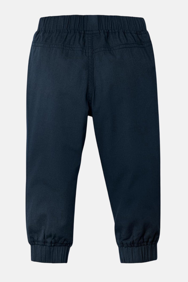Tchibo Kids Girl Solid Pull On Pants, Navy Blue - Image 3