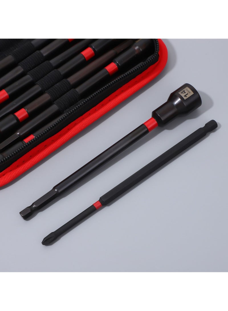 general 16-piece powerful socket set with magnetic electric screwdriver bits, portable home tool set. - Image 3